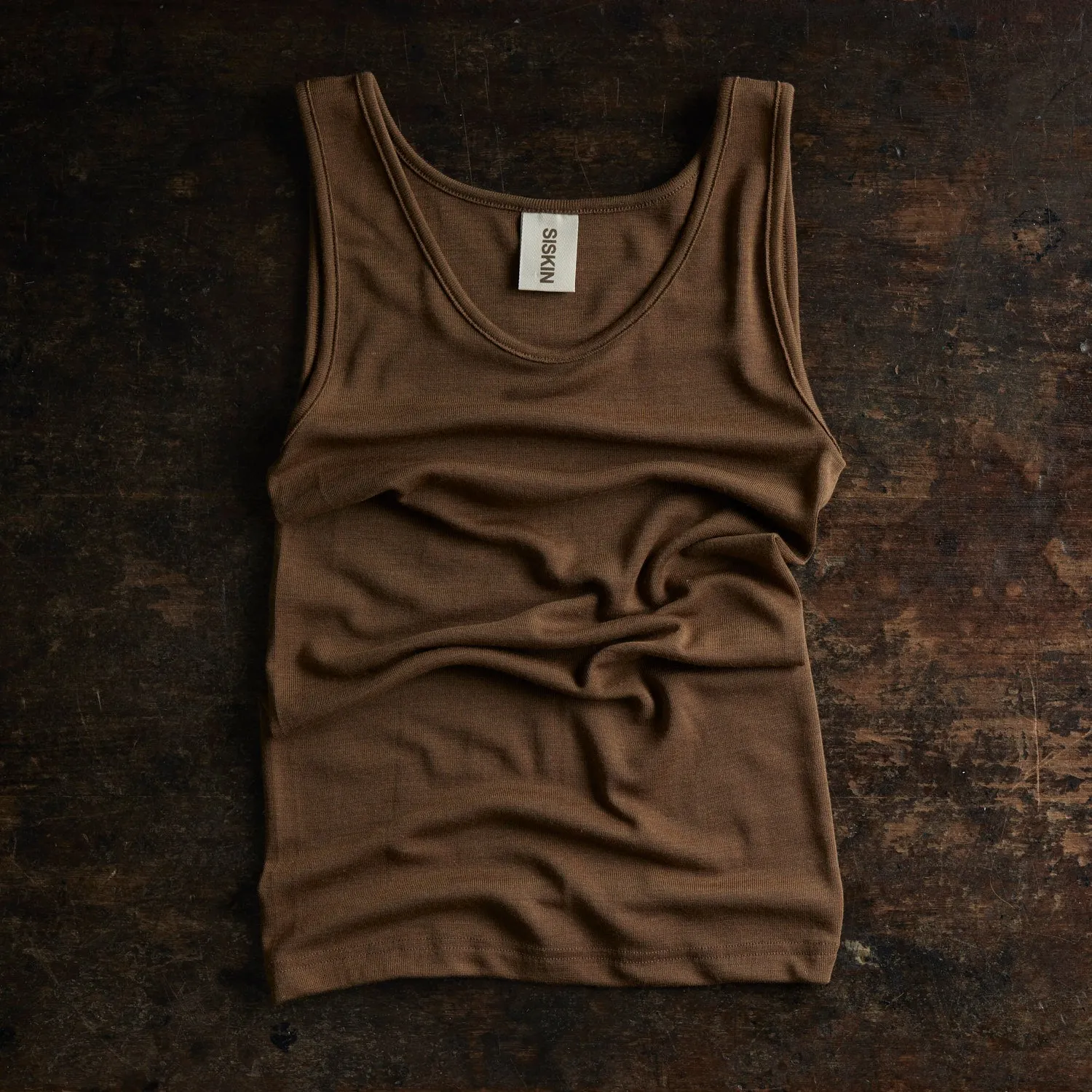 Swift Womens Top - Merino Wool & Silk - Almond