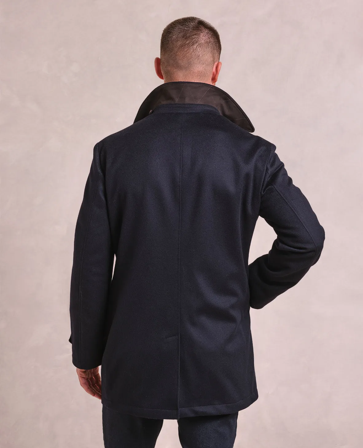 The Lincoln - Italian Car Coat - Navy