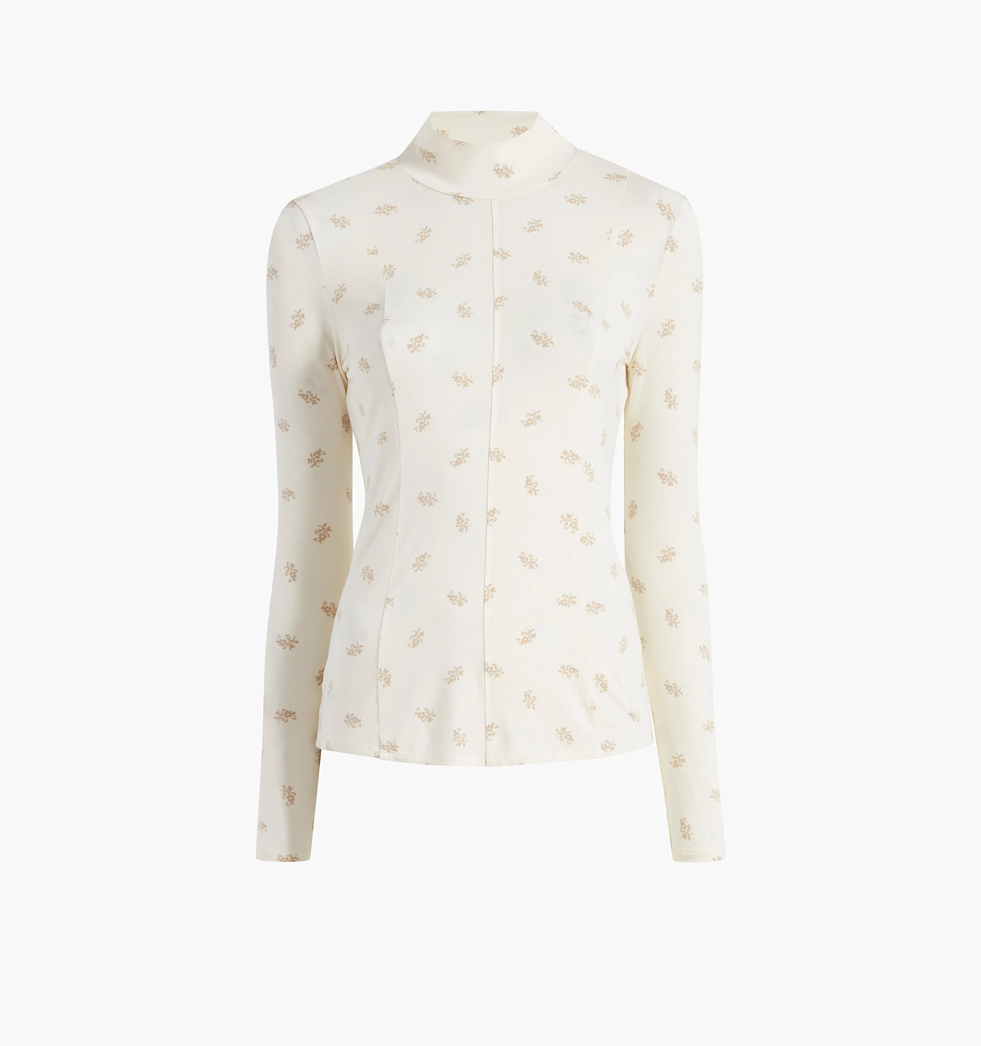 The Temi Top -  Ivory Autumn Paisley