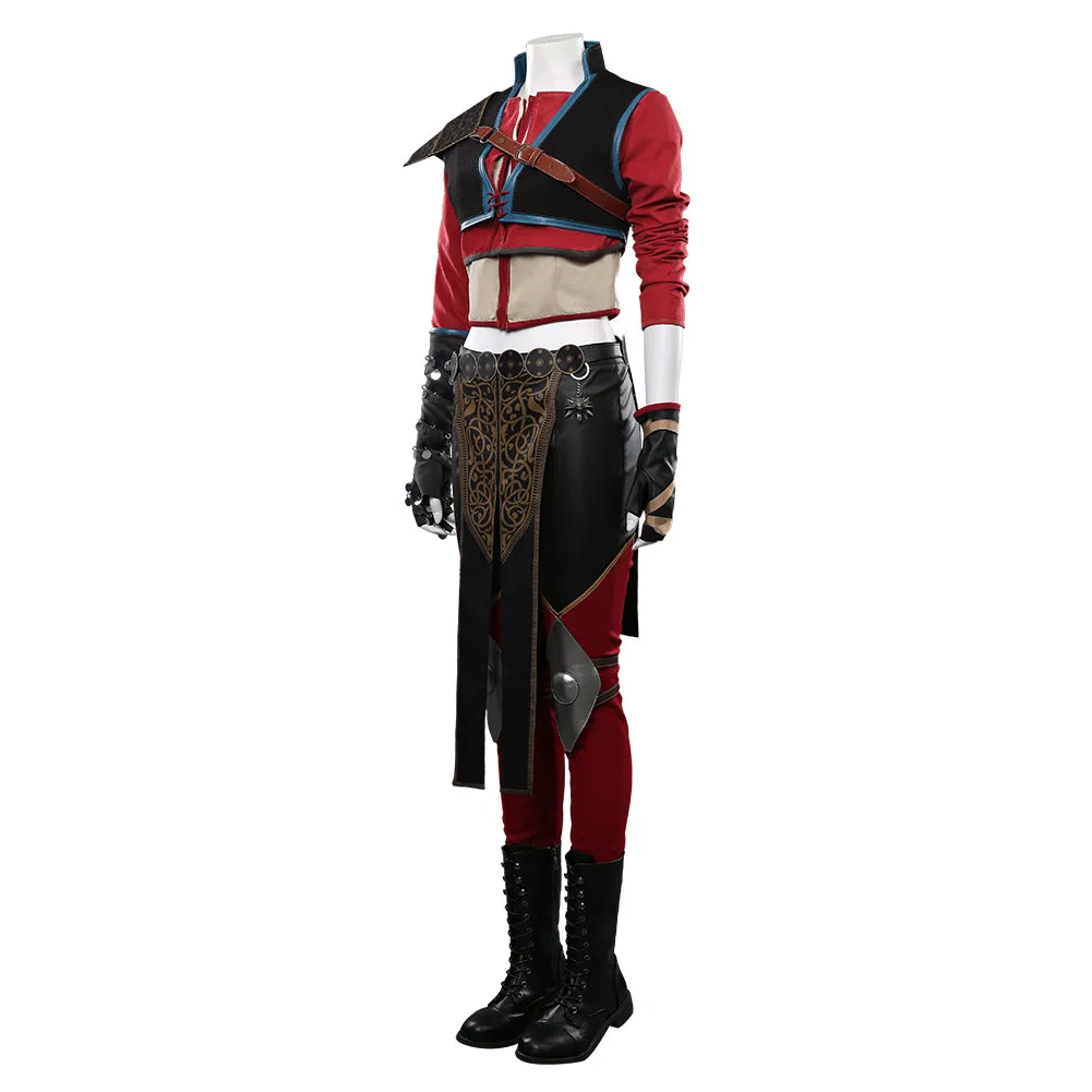 The Witcher 3 Ciri Outfits Halloween Carnival Costume Cosplay Costume