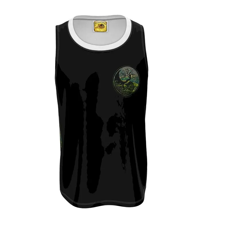 Tree of Life - As above, so below by KTJ Men's Designer Flowy Sleeveless T-shirt