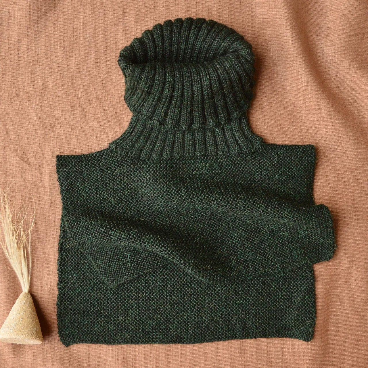 Turtle Neck & Chest Warmer in Baby Alpaca (4y-Adult) *Returning 2025