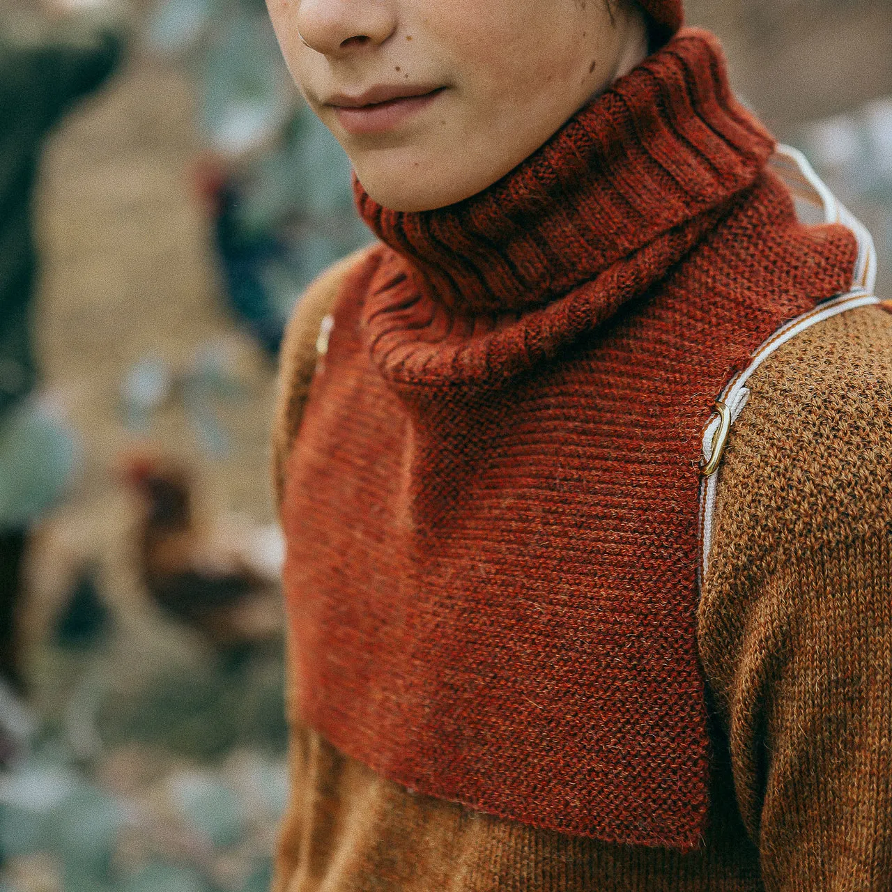 Turtle Neck & Chest Warmer in Baby Alpaca (4y-Adult) *Returning 2025