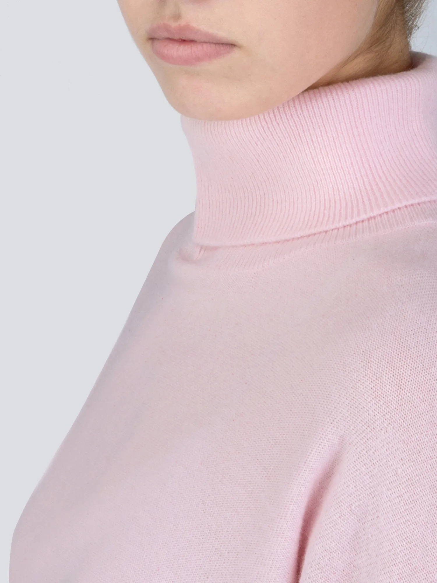 Turtleneck Loosefit Tunic_Pink