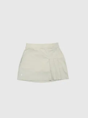 Verve Side-Pleated Skort - Beige