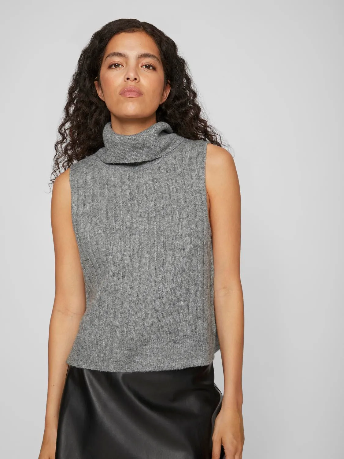 VIBELUNA Pullover - Medium Grey Melange