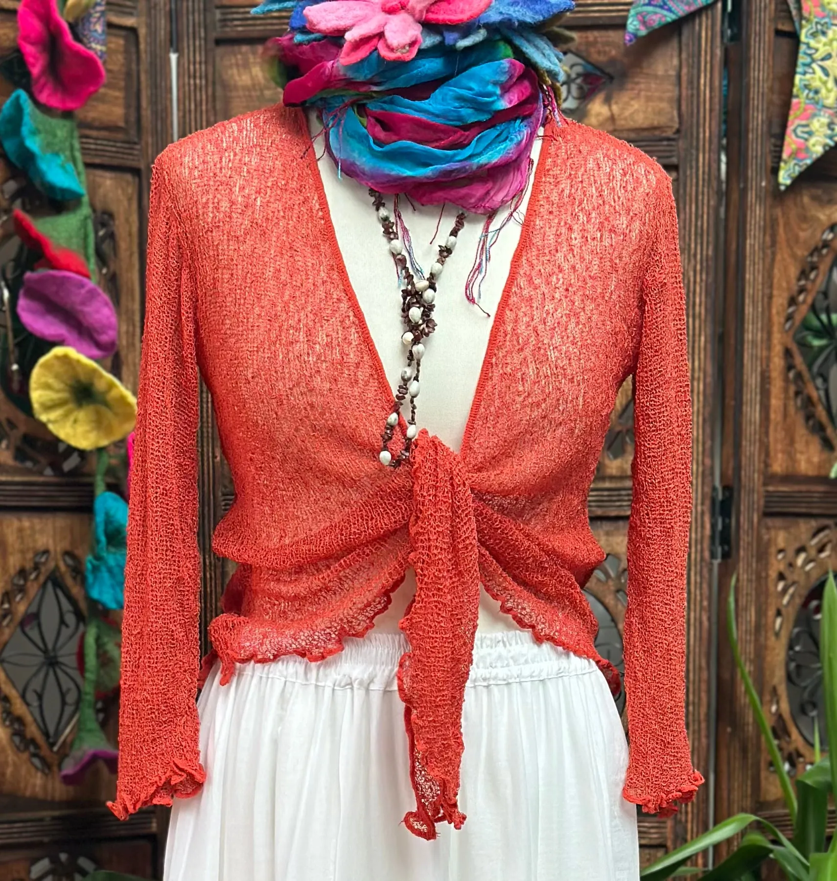 WARM SPICE SHRUG / CARDIGAN