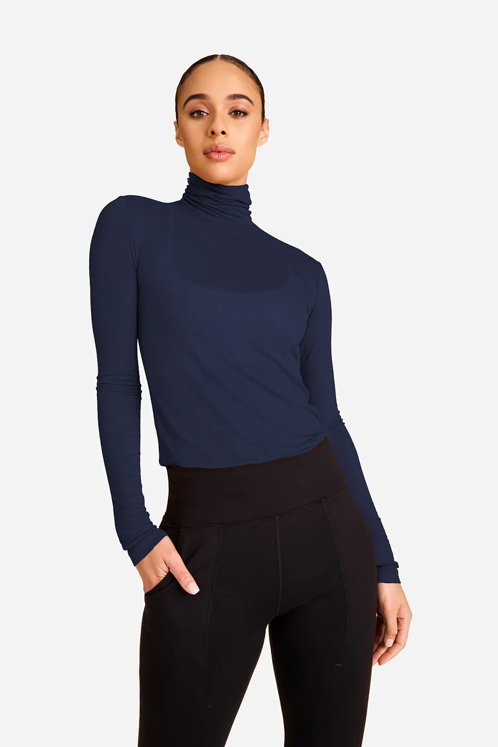 Washable Cashmere Turtleneck