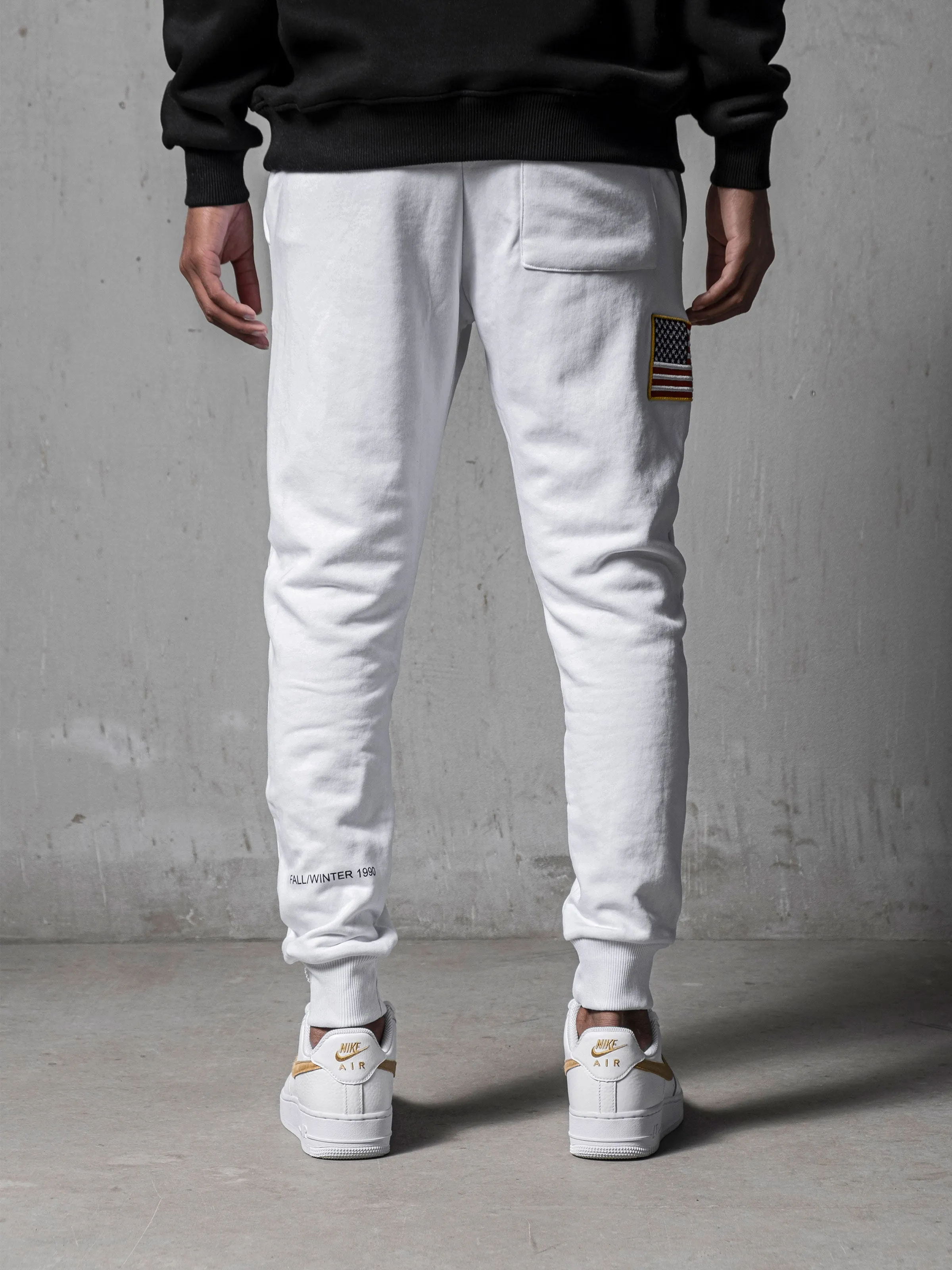 White NASA Sweatpants