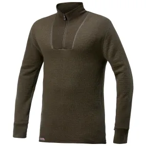 Woolpower Zip Turtleneck 200 Pine Green | Buy Woolpower Zip Turtleneck 200 Pine Green here | Outnorth